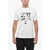 DSQUARED2 Cotton Crew-Neck T-Shirt With Print Black & White