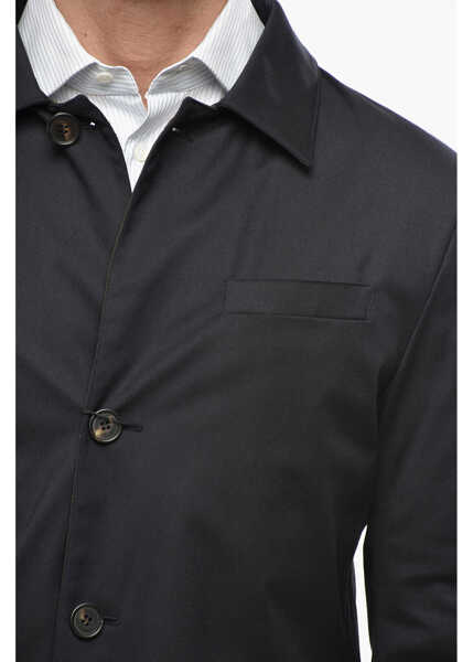 Jachete CORNELIANI Reversible Agropoli Jacket With Front Buttoning Blue Barbati (BM 19501592) 3