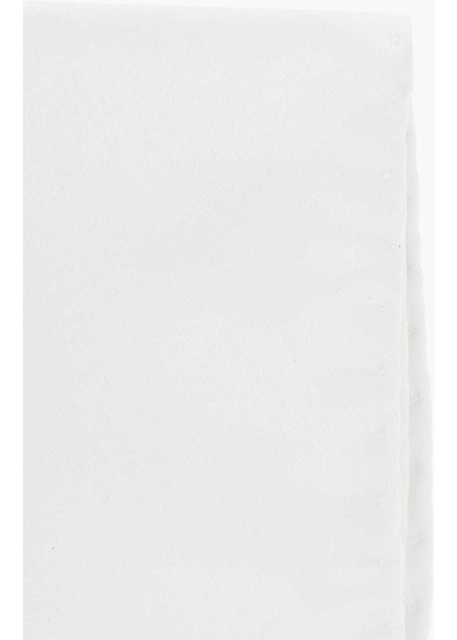 Esarfe CORNELIANI Code Solid Color Satin Pocket Square White Barbati (BM 19501595) 2