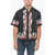 Neil Barrett Short Sleeved Boxy Fit Shirts With Jumbled Bolts Print Black