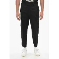 Pantaloni casual Stretch Cotton Loose Fit Cargo Pants Barbati