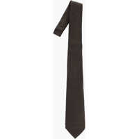 Cravate Hand Stitched Solid Color Silk Tie Barbati