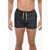 DSQUARED2 Solid Color Swim Shorts Black