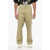 Burberry Cotton Chinos Pants With Belt Loops Military Green