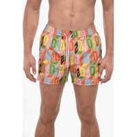 Sorturi de baie Nylon Swim Shorts With All-Over Logo Barbati