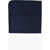 CORNELIANI Solid Color Pure Silk Pocket Square Blue