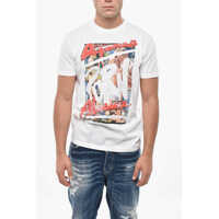 Tricouri Cotton Crew-Neck T-Shirt With Print Barbati