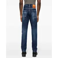 Blugi DSQUARED2 pentru Barbati - Blugi drepti DSQUARED2 Regular Waist Regular Fit Jeans Blue Barbati (BM 19502726) - B-mall.ro