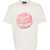 DSQUARED2 Cotton Crew-Neck T-Shirt With Print Beige