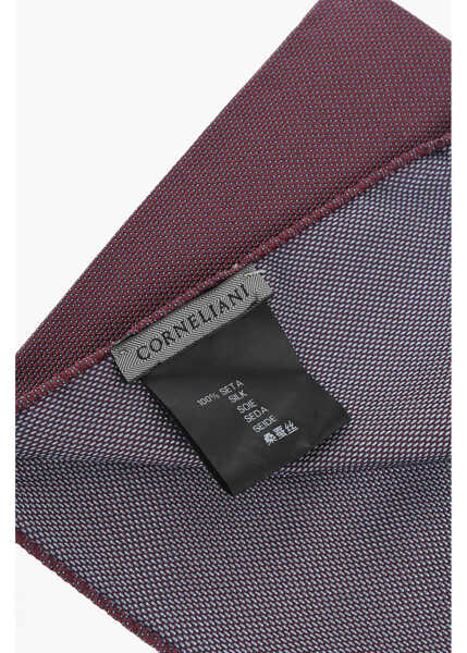 Esarfe CORNELIANI Silk Pocket Square With Micro Dots Burgundy Barbati (BM 19502732) 3
