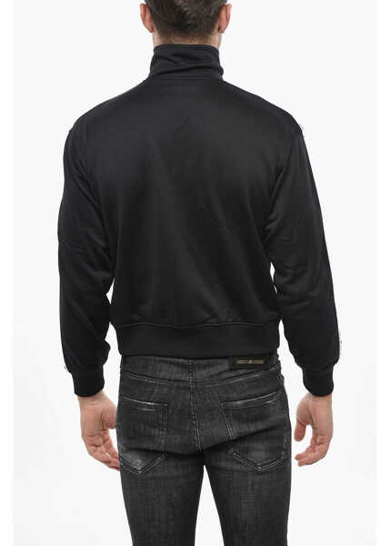 Bluze de trening DSQUARED2 Nylon Sweatshirt With Logoed Side Bands Black Femei (BM 19502750) 2