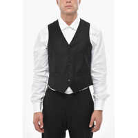 Veste costum Trend Solid Color Extrafine Virgin Wool Waistcoat Barbati