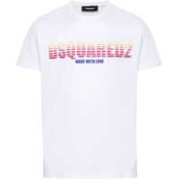 Tricouri Cotton Crew-Neck T-Shirt With Logo Print Barbati