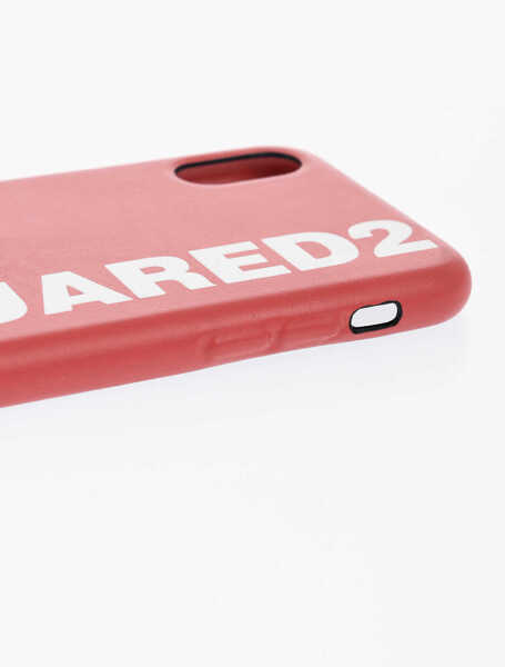 Huse mobil & tablete DSQUARED2 Eco-Leather Iphone X Case With Logo Red Barbati (BM 19502861) 3