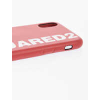 Huse mobil & tablete pentru Barbati - Huse mobil & tablete DSQUARED2 Eco-Leather Iphone X Case With Logo Red Barbati (BM 19502861) - B-mall.ro