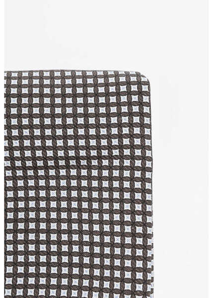 Esarfe CORNELIANI Cc Collection Patterned Silk Pocket Square Brown Barbati (BM 19502873) 2