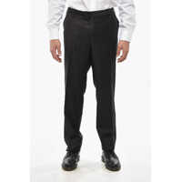 Pantaloni casual Cashmere Blend Academy Pants With Distrct Check Motif Barbati