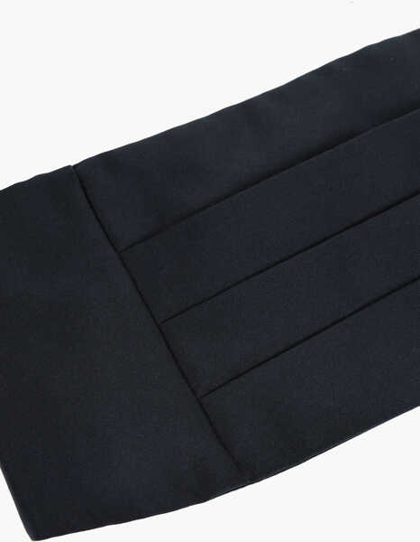 Curele CORNELIANI Cc Collection Pleated Satin Cummerbund Midnight Blue Barbati (BM 19502936) 2