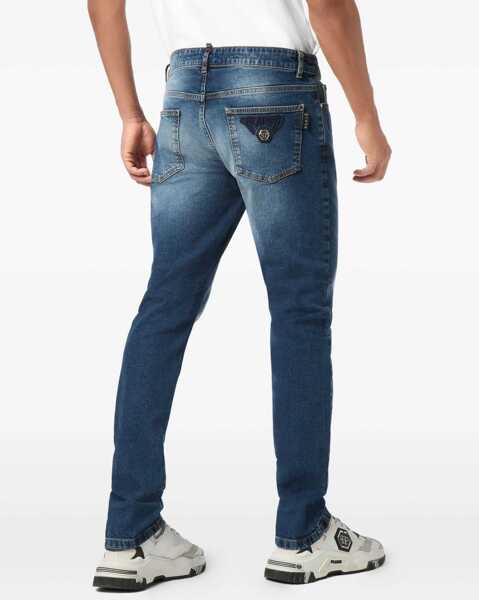 Blugi Philipp Plein Super Straight Cut Jeans BRYCE Barbati (BM 19503020) 3