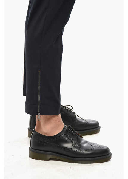 Pantaloni casual Neil Barrett Jamie Slim Pants With Zip At The Cuffs Midnight Blue Barbati (BM 19503026) 3