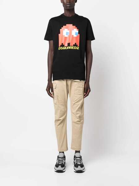 Pantaloni casual DSQUARED2 Cotton Stretch Pants Beige Barbati (BM 19503029) 2