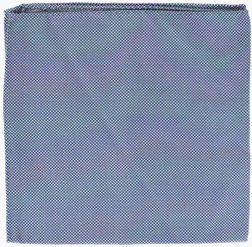 Esarfe CORNELIANI Two-Tone Pure Silk Pocket Square Blue Barbati (BM 19503035) 1