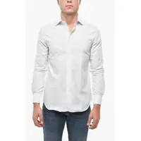 Camasi casual Balanced Stripe Cotton Shirt With Standard Collar Barbati