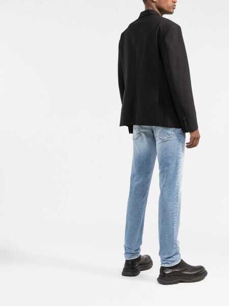 Sacouri DSQUARED2 Virgin Wool Three-Button Jacket Black Barbati (BM 19503056) 4