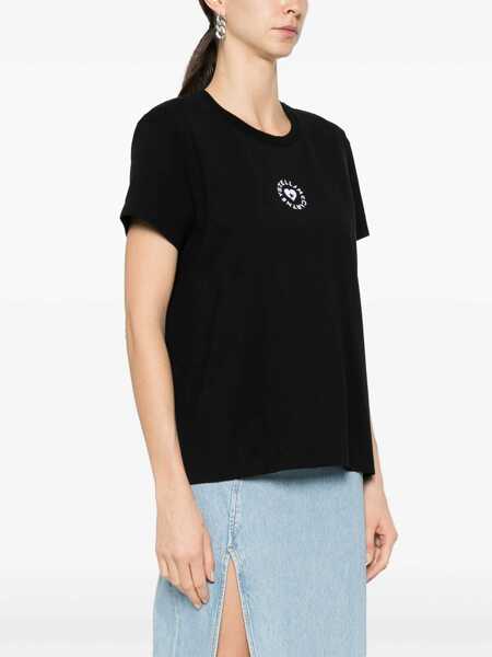 Tricouri Stella McCartney T-Shirt With Logo BLACK Femei (BM 19503119) 3