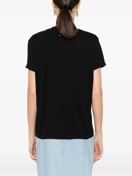 Tricouri Stella McCartney T-Shirt With Logo BLACK Femei (BM 19503119) 4