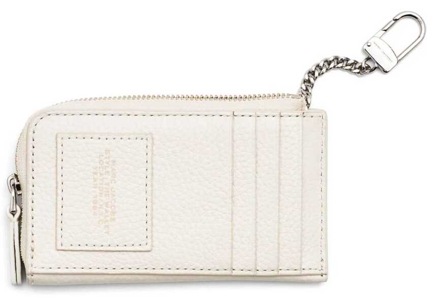 Portofele Marc Jacobs Leather Card Holder WHITE Femei (BM 19503131) 2