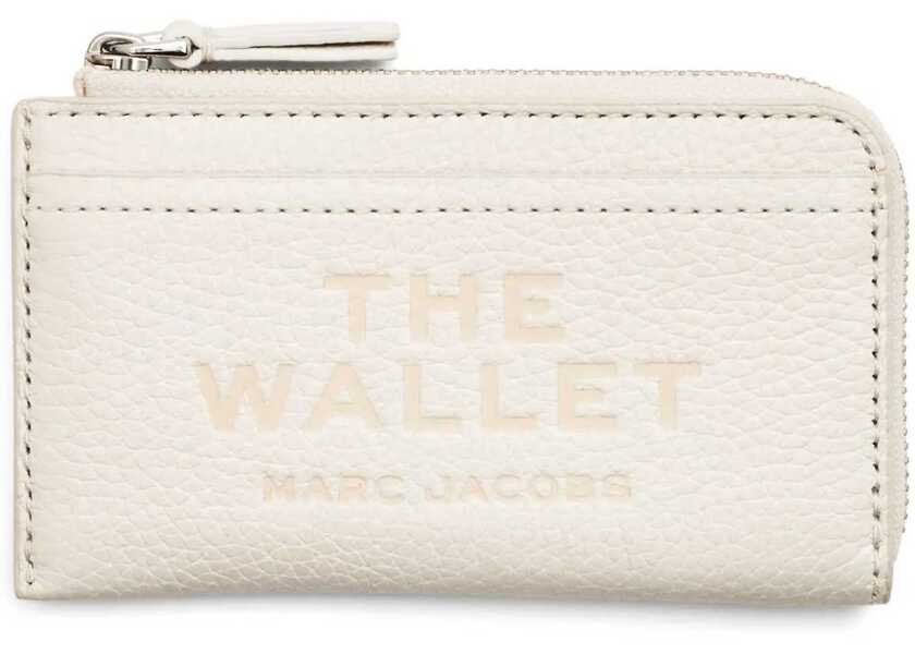 Portofele Marc Jacobs Leather Card Holder WHITE Femei (BM 19503131) 1