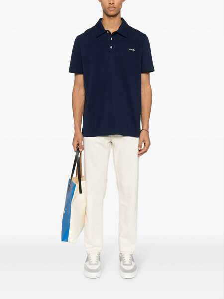 Tricouri Polo A.P.C. Standard Pole BLUE Barbati (BM 19503146) 2