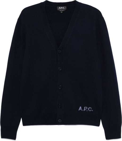 Cardigane A.P.C. Cardigan Kenny BLUE Barbati (BM 19503152) 1