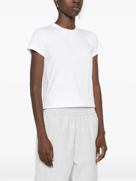Tricouri Alexander Wang Essential Shrunk T-Shirt WHITE Femei (BM 19503173) 3