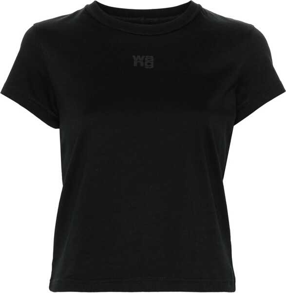 Tricouri Alexander Wang Essential Shrunk T-Shirt BLACK Femei (BM 19503185) 1