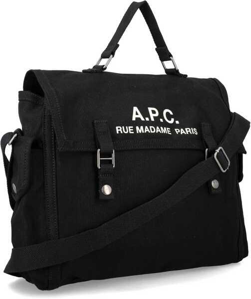 Genti tip postas A.P.C. Shoulder Bag With Logo BLACK Barbati (BM 19503194) 3