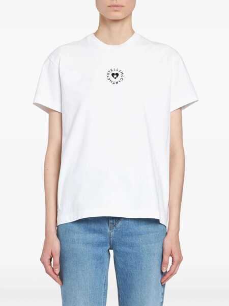 Tricouri Stella McCartney T-Shirt With Logo WHITE Femei (BM 19503206) 2