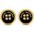 Marc Jacobs "Button Stud" Earrings GOLD