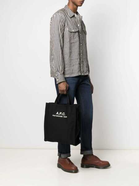 Genti de mana A.P.C. Recuperation Tote Bag BLACK Barbati (BM 19503245) 2