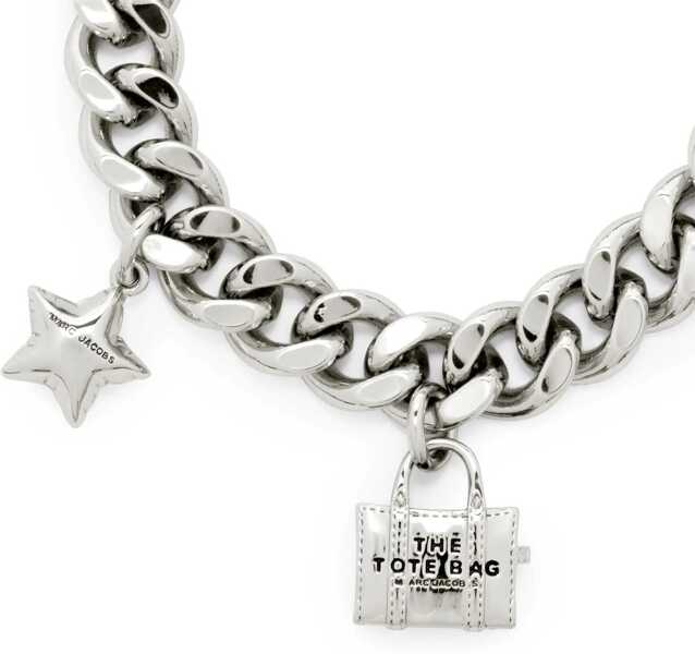 Bratari Marc Jacobs The Mini Icon Charm Chain Bracelet SILVER Femei (BM 19503251) 2