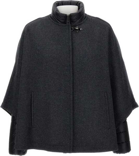 Trenciuri Fay Double Face Cape GREY Femei (BM 19503317) 1