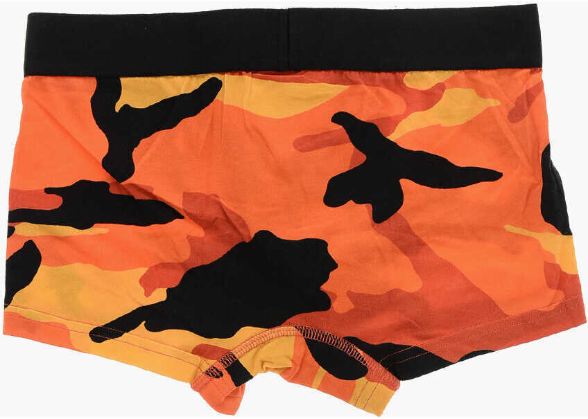 Lenjerie intima DSQUARED2 Camouflage Patterned D2 Army Trunk Orange Barbati (BM 19508963) 3