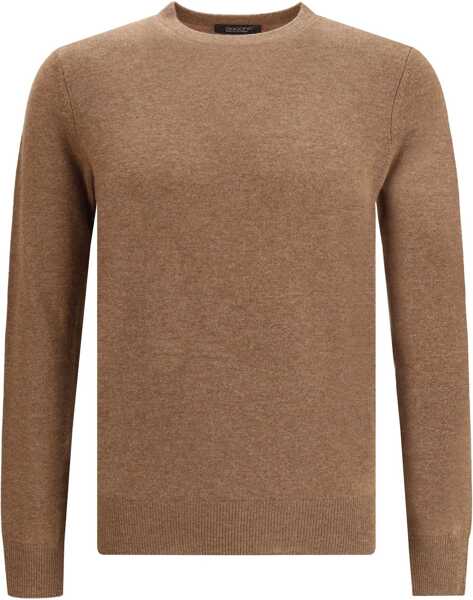 Pulovere ARAGONA CASHMERE Crewneck Sweater DEMERARA Barbati (BM 19508975) 1