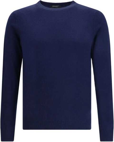 Pulovere ARAGONA CASHMERE Crewneck Sweater NAVY Barbati (BM 19509002) 1