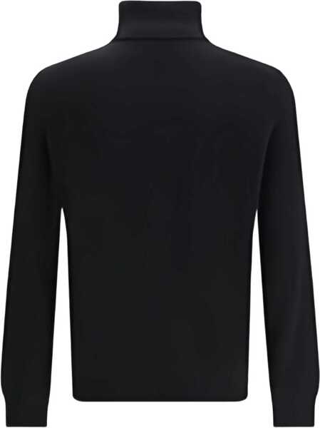 Pulovere ARAGONA CASHMERE Regular fit turtleneck Sweater BLACK Barbati (BM 19509011) 3