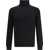 ARAGONA CASHMERE Regular fit turtleneck Sweater BLACK