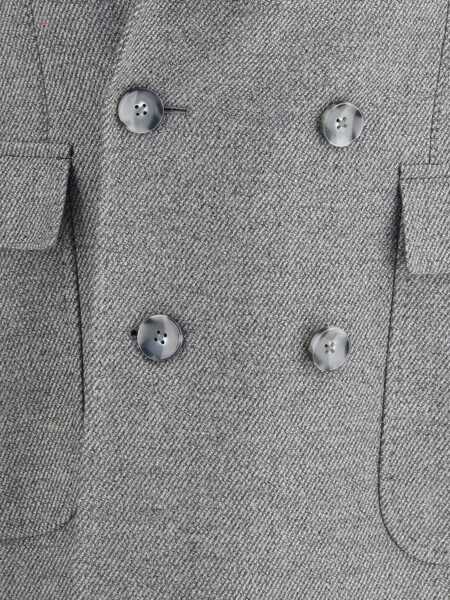 Paltoane GI CAPRI Double- breasted virgin wool Coat 2 Barbati (BM 19509014) 3