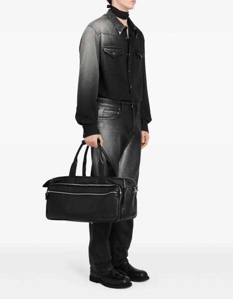 Blugi MM6 Maison Margiela Straight-Leg Jeans BLACK Barbati (BM 19509020) 3