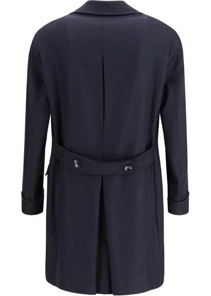 Paltoane GI CAPRI Double- breasted virgin wool Coat 5 Barbati (BM 19509023) 2